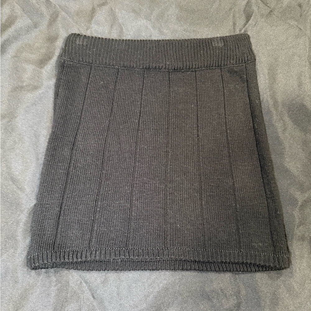 H&M Black Sweater Mini Skirt